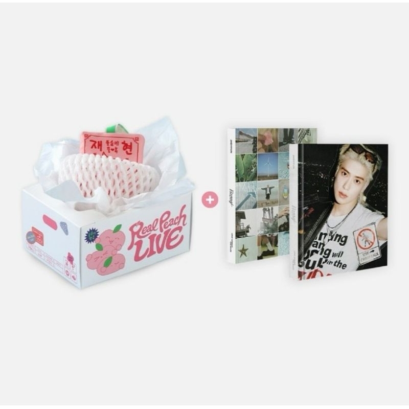 [PO] JAEHYUN - The 1st Photobook [FROM J : LOVE ACROSS THE MILES] + Real Peach Live (Digital Code)