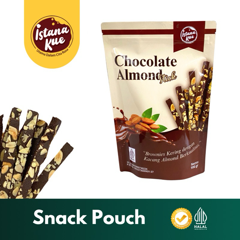 

Istana Kue Snack Chocolate Almond Stick Pouch 100gr