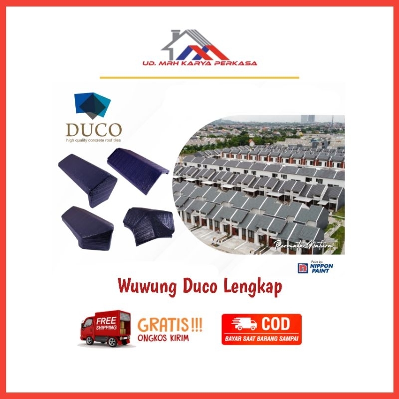 Wuwung Genteng Beton Duco | COD dan Gratis Ongkir Min S&K