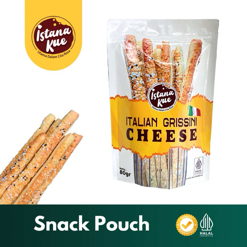 

Istana Kue Snack Italian Grissini Cheese Stick Pouch 80gr