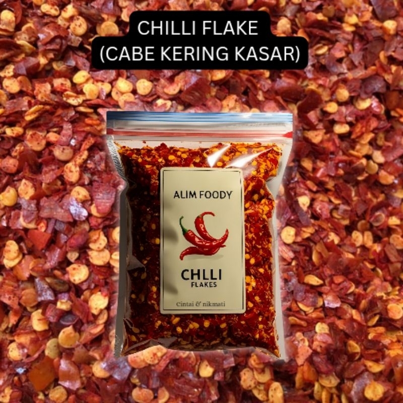 

Chili Flake / Cabe Bubuk Kasar Hot Chili Powder 100 gr