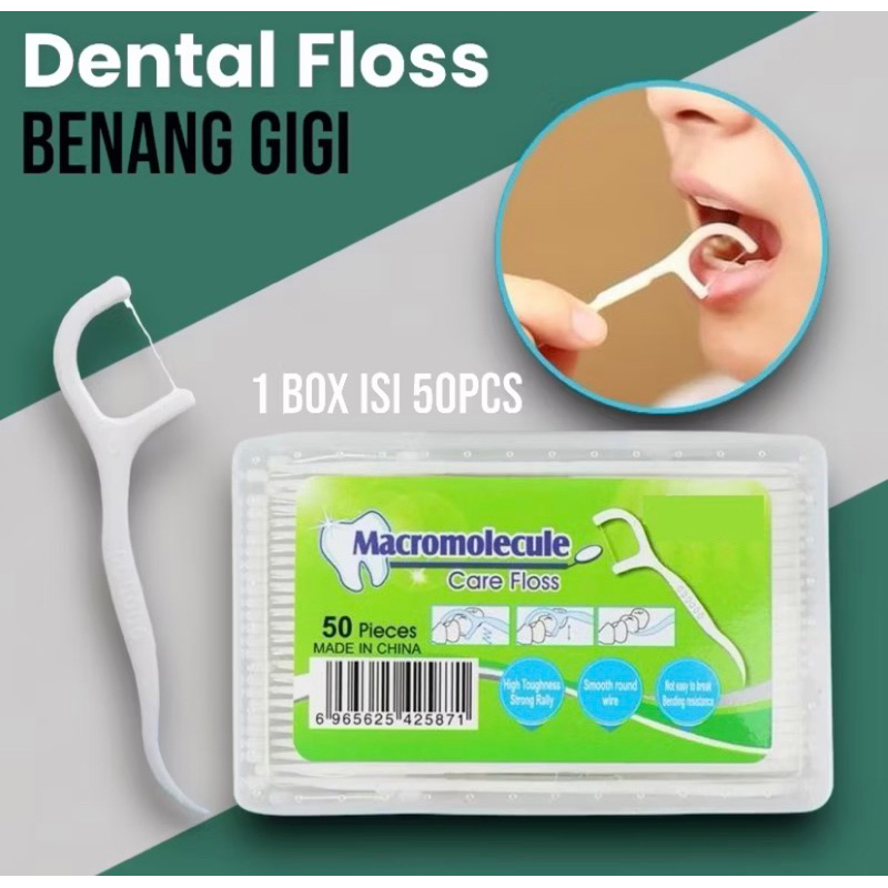 Benang Busur Tusuk Gigi Macromolecul Carea Dental Floss Dental Floss High Quality Benang Busur Tusuk
