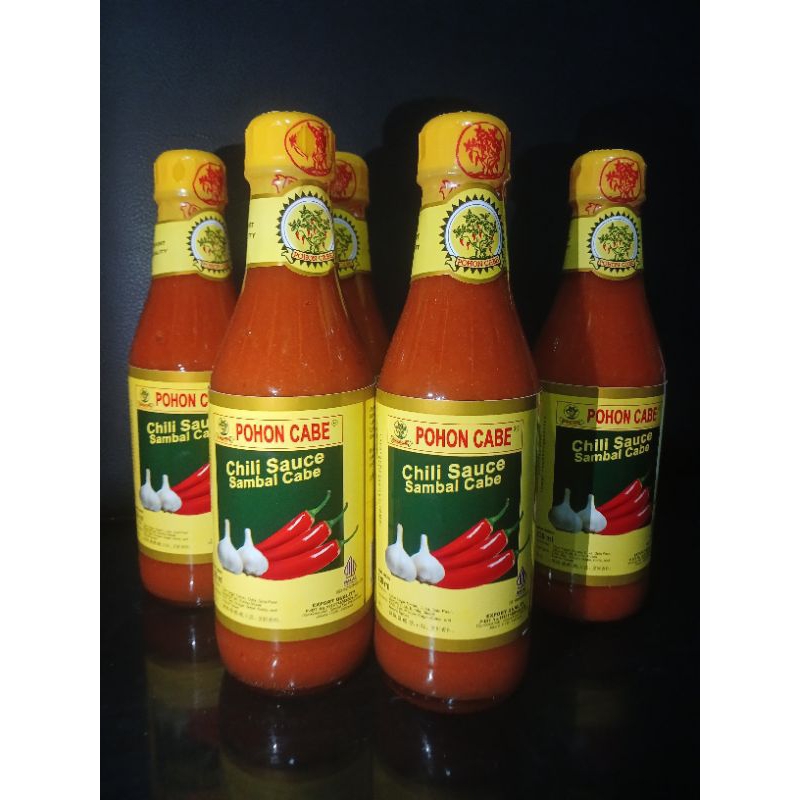 

Pohon cabe chili sauce sambal cabe 330ml - botol sedang