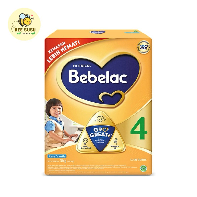 

Bebelac 4 Vanila & Madu 3kg 3000gr