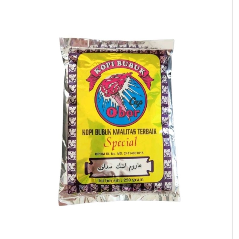 

Kopi Bubuk Cap Obor Spesial Khas Pontianak 250g