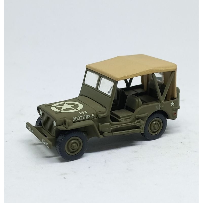 johnny lightning jeep willys mb loose diecast 1/64 (t)