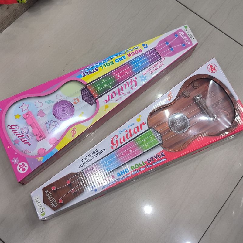 mainan anak gitar / okulele / makanan gitar mini / mini gitar
