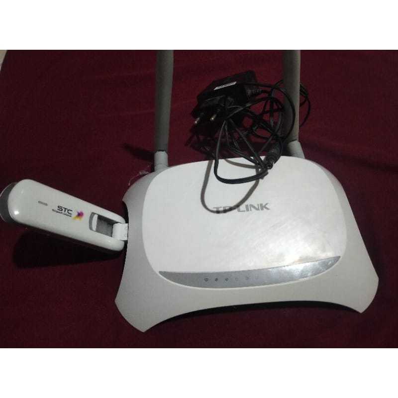 Router TPLINK MR3420 dan Modem Stick E3276s Hilink All Operator 4G