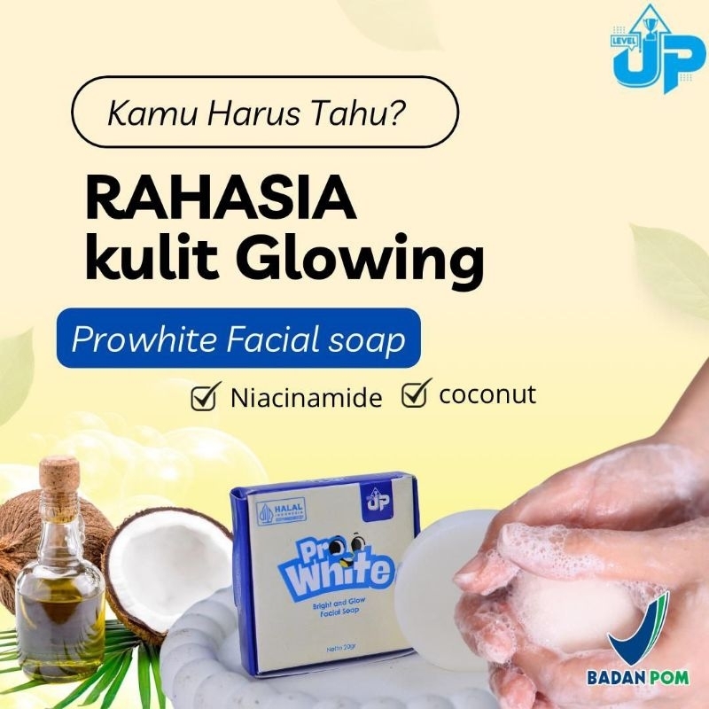 Sabun Wajah  Glowing Pemutih Wajah Dan Kulit BPOM