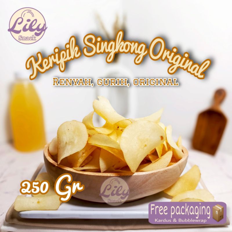

Keripik Singkong Original 250 gram