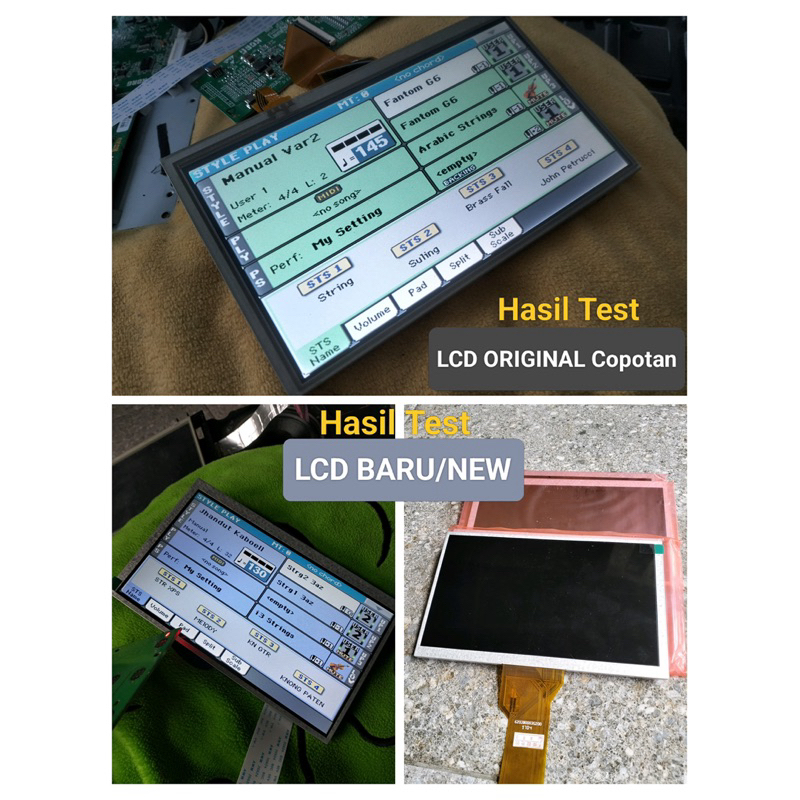 LCD ORIGINAL KORG PA600 PA700 PA900 PA1000 PA4X