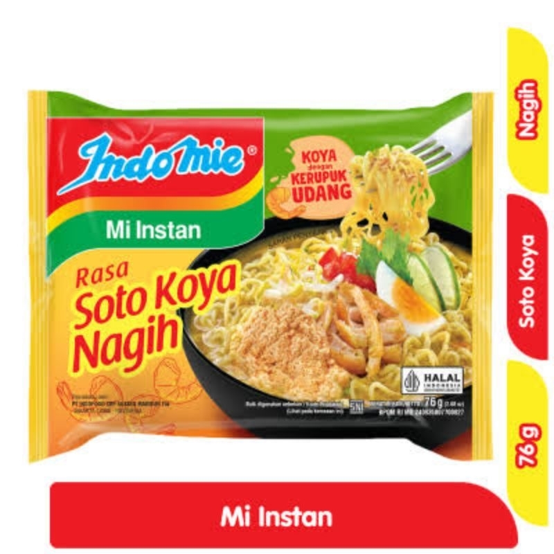 

INDOMIE RASA SOTO KOYA NAGIH 76GR