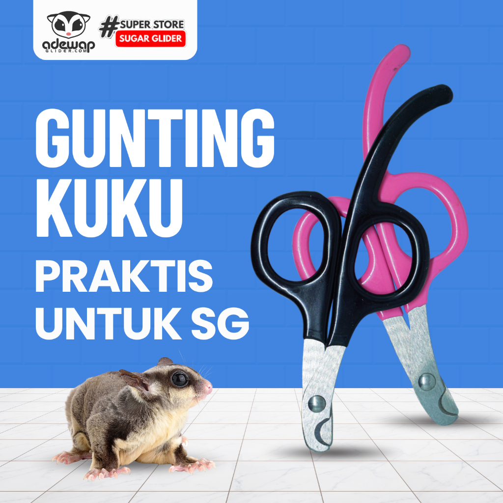 ADEWAP GLIDER Gunting Kuku Hewan Nail Clippers Trimmer Sugar Glider