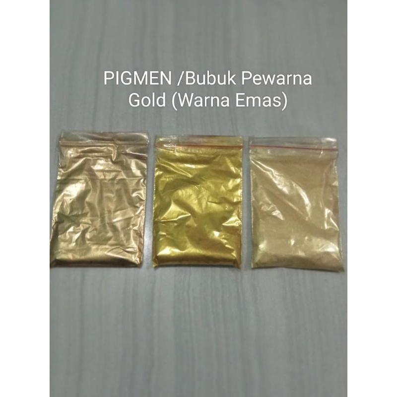 Bubuk Pigmen Gold#pigmen warna emas#Bubuk warna emas
