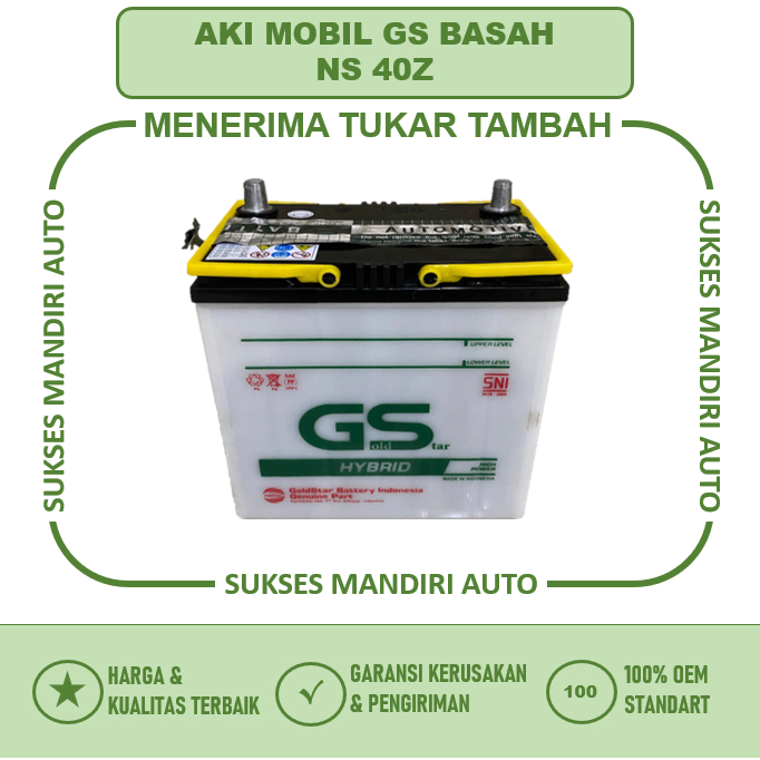 Aki GS Vitara & Escudo NS 40Z HYBRID