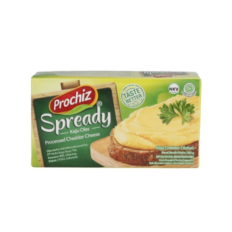 

Prochiz Spreadable Cheese / Keju Oles 160gr