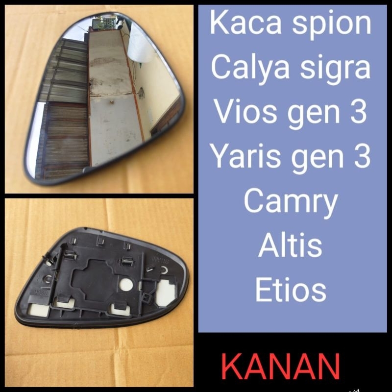 Kaca Spion Mobil Calya Sigra Vios Limo Yaris Cambry Etios Altis Sebelah Kanan