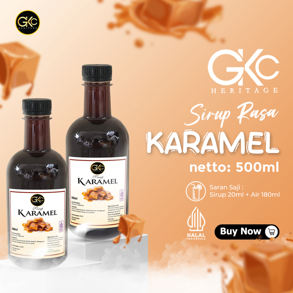 

Sirup GKC Heritage Rasa Karamel 500ml