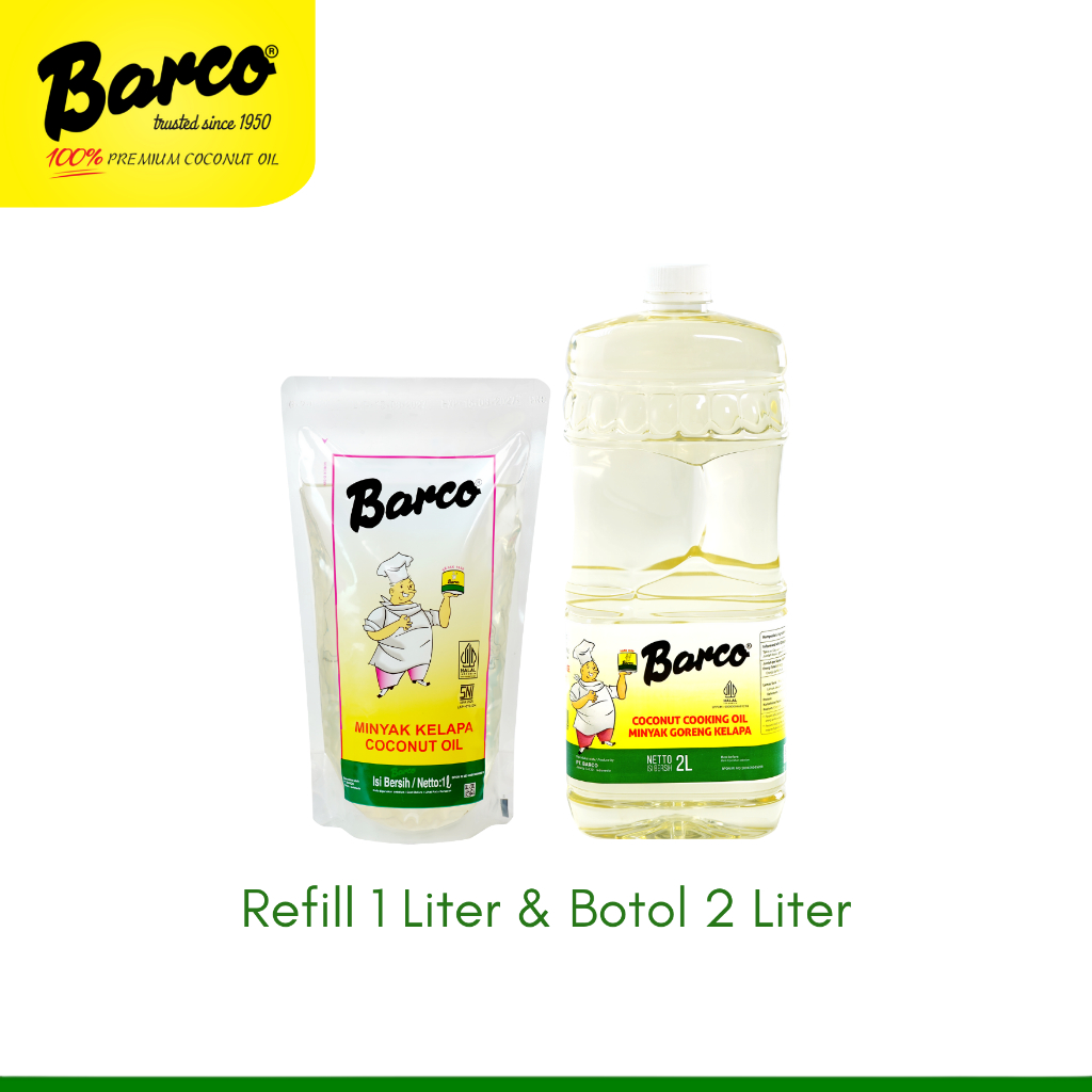 

Paket Hemat!! Minyak Goreng Barco Refill 1 Liter & Botol 2 Liter