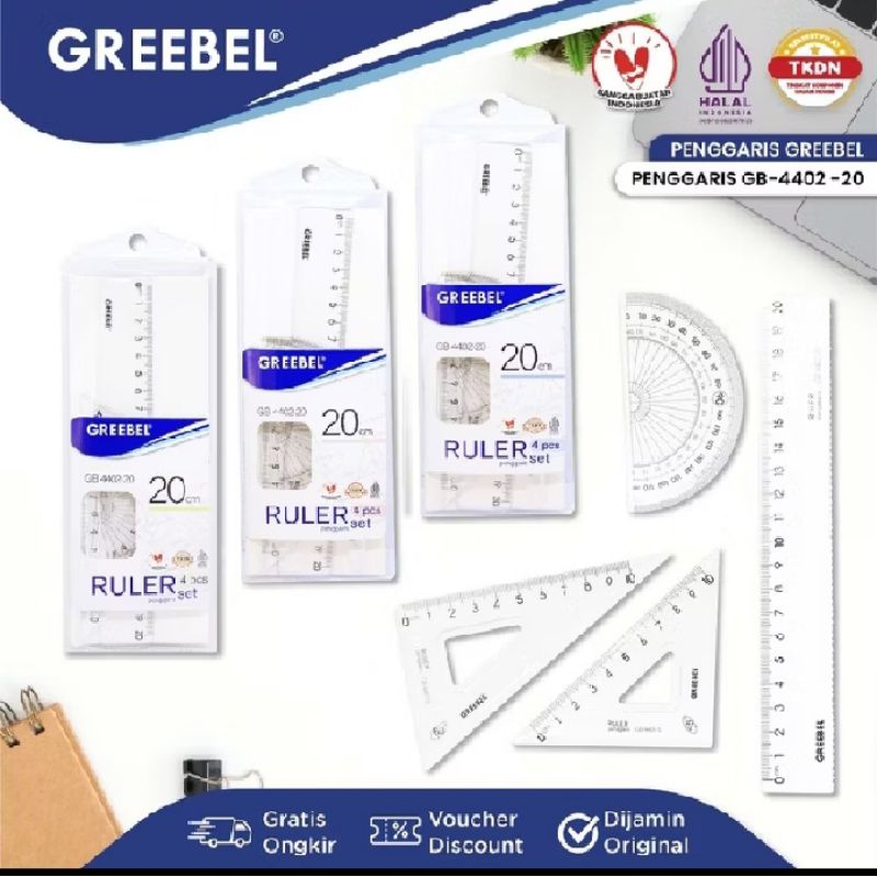 

GREEBEL PENGGARIS SET 4 IN 1 20CM (4402-20)