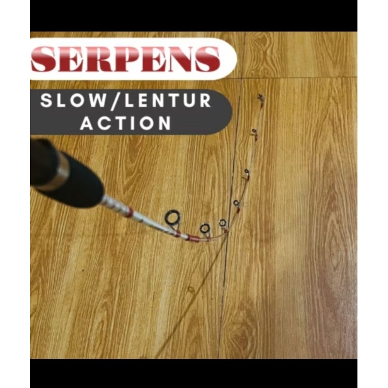 Joran Udang Lentur Fiber Kuat Banyak Cincin