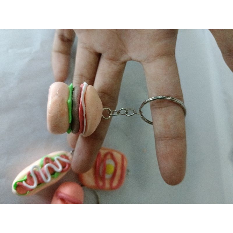 gantungan tas/kunci , keychain lucu makanan