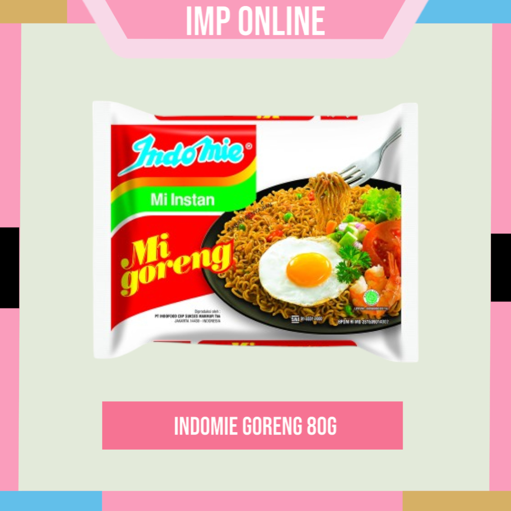 

IMP- INDOMIE MI GORENG 80G | MIE INSTANT