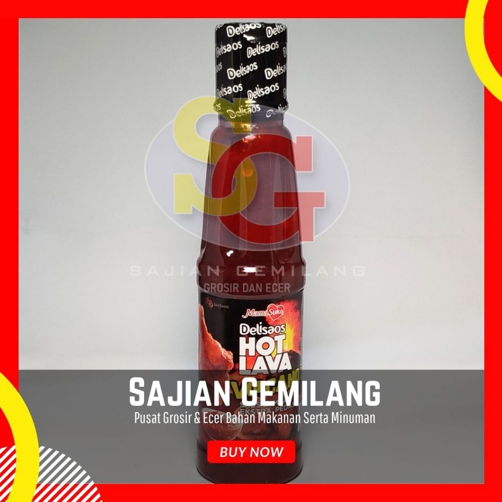 

Mamasuka Delisaus Hot Lava volcano 160ml - Grosir Sajian Gemilang