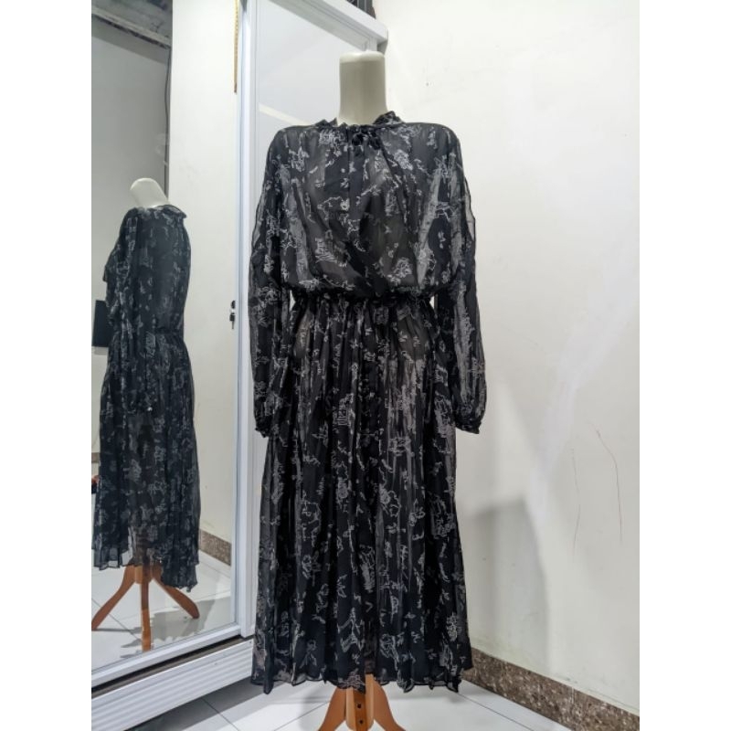 

preloved dress sifon tanpa furing