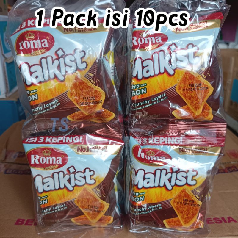 

Roma Malkist Abon 1 Pack isi 10 Bungkus