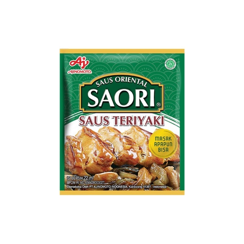 

Saori Saus tiram/lada hitam/ teriyaki/asam manis/mentega