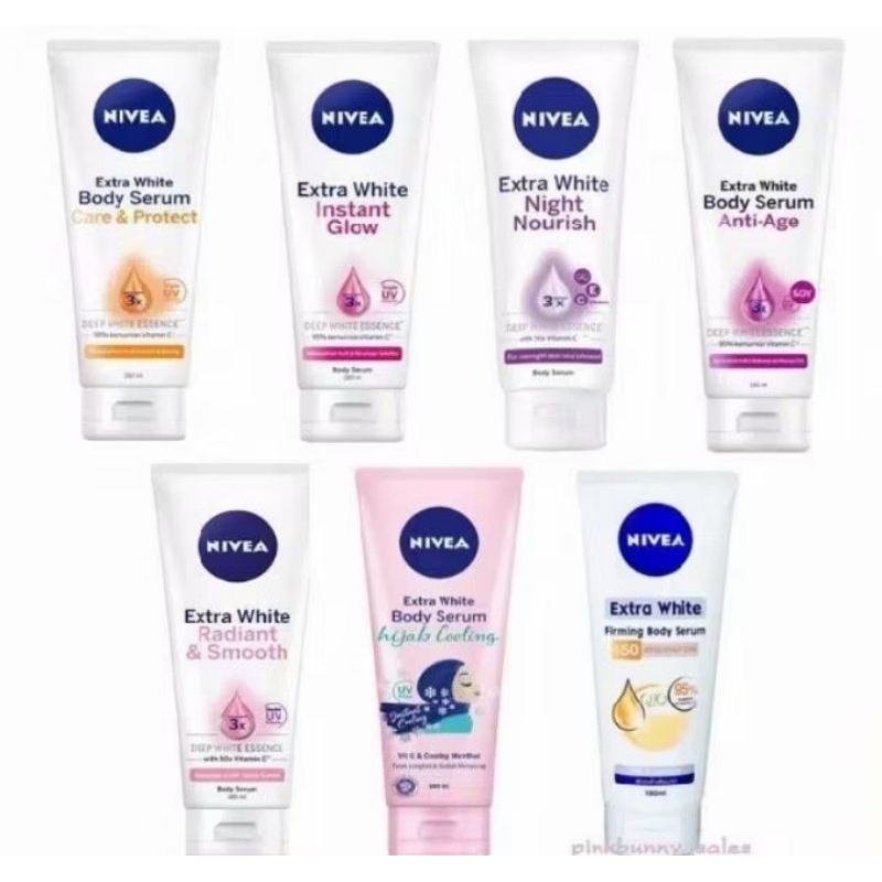 Nivea Extra White Body Serum 180ml / Body Serum Nivea / Body Lotion Nivea