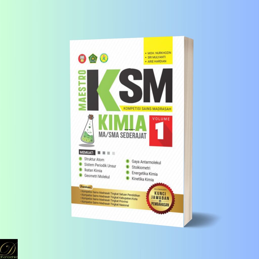 Buku Maestro KSM Kimia Madrasah Aliyah/MA Sederajat Volume 1