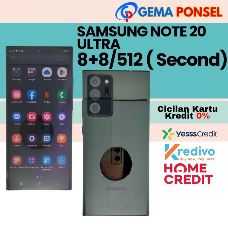 Hp Second Samsung Note20 Ultra Komplit FullSet