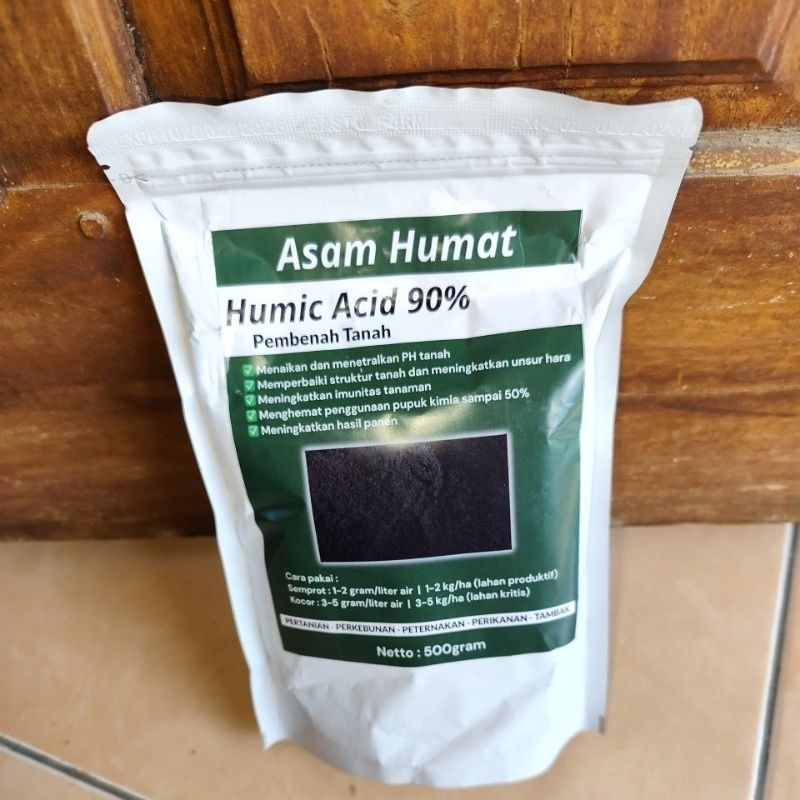 PUPUK ASAM HUMAT HUMID ACID 90% KEMASAN 50GR
