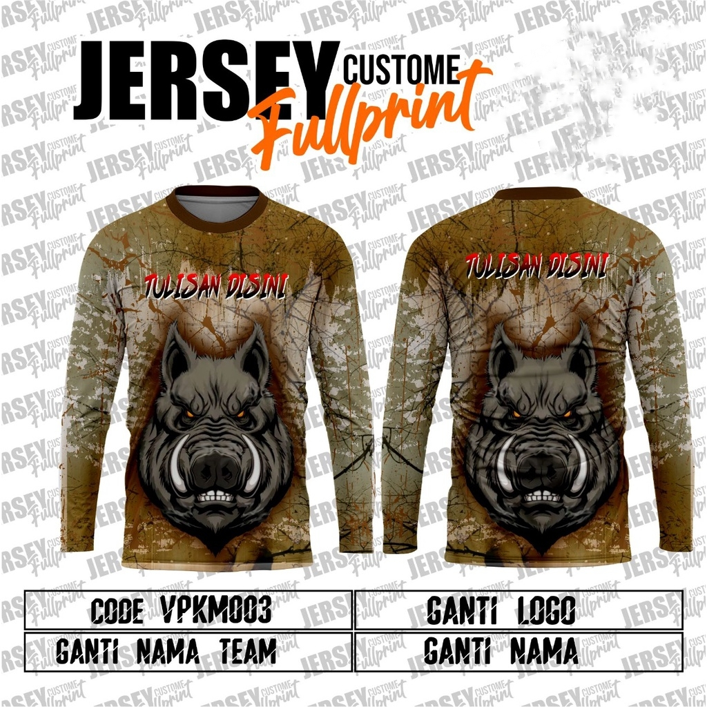 jersey,baju berburu ikan