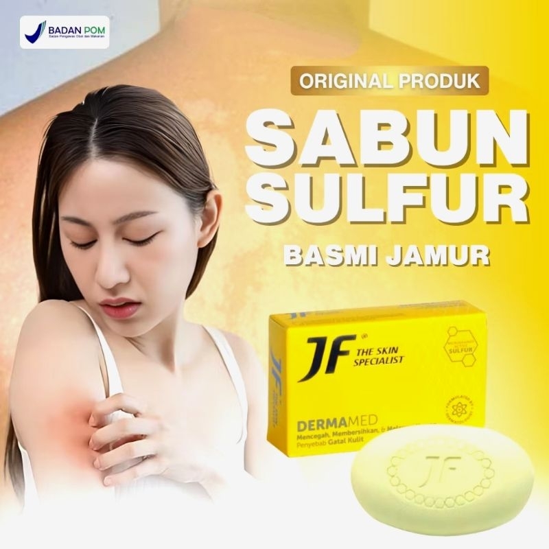 JF SULFUR the skin specialist dermamed 90 gr - sabun jf sulfur dermamed