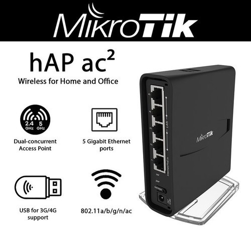 Mikrotik RBD52G-5HacD2HnD-TC hAP-AC2 Wireless Router Indoor RBD52G