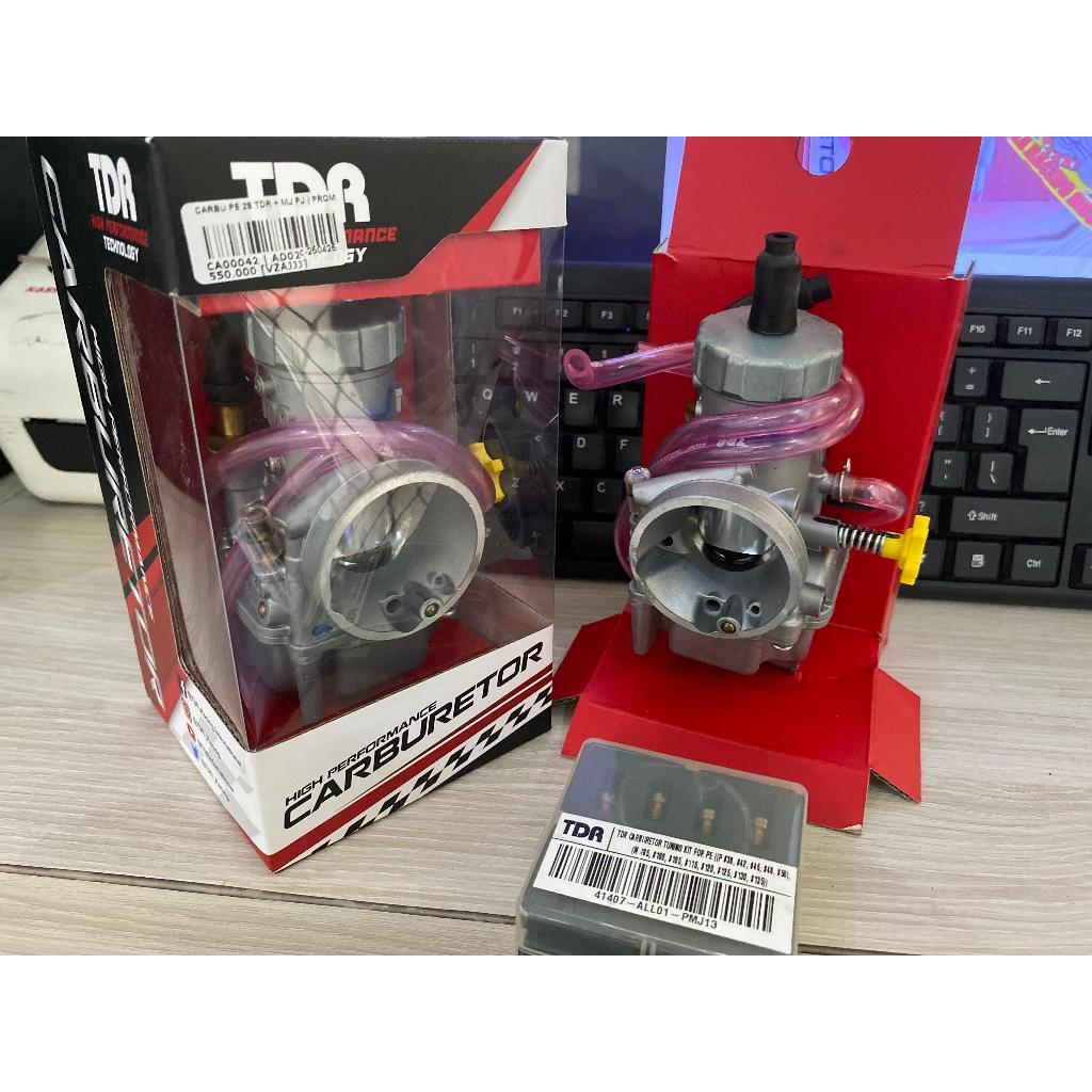 PROMO Karbu Karburator PE 28 + MJ PJ TDR Racing Original Karburator TDR PE28 Racing Neddle Karbu Car