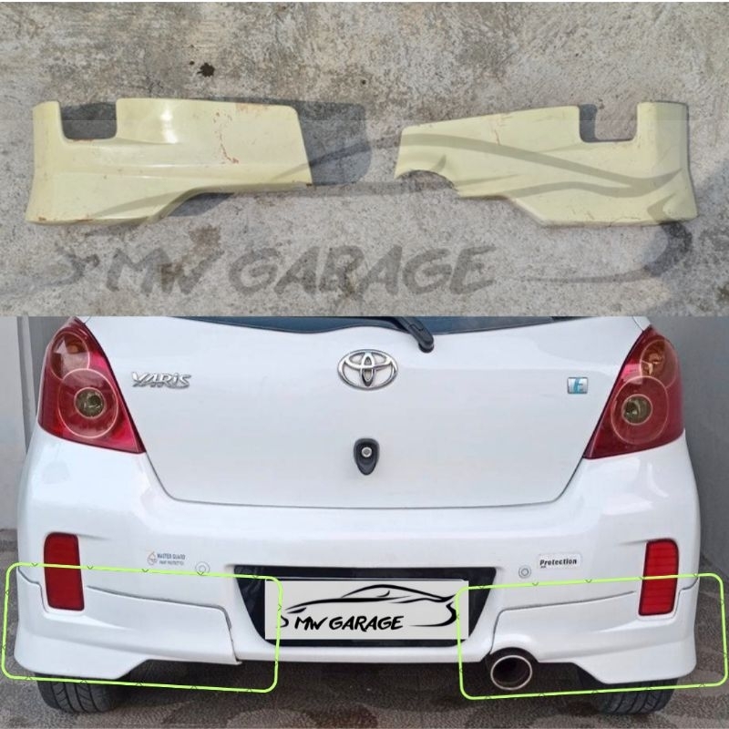 Bodykit belakang Yaris E 2012 2013 Original