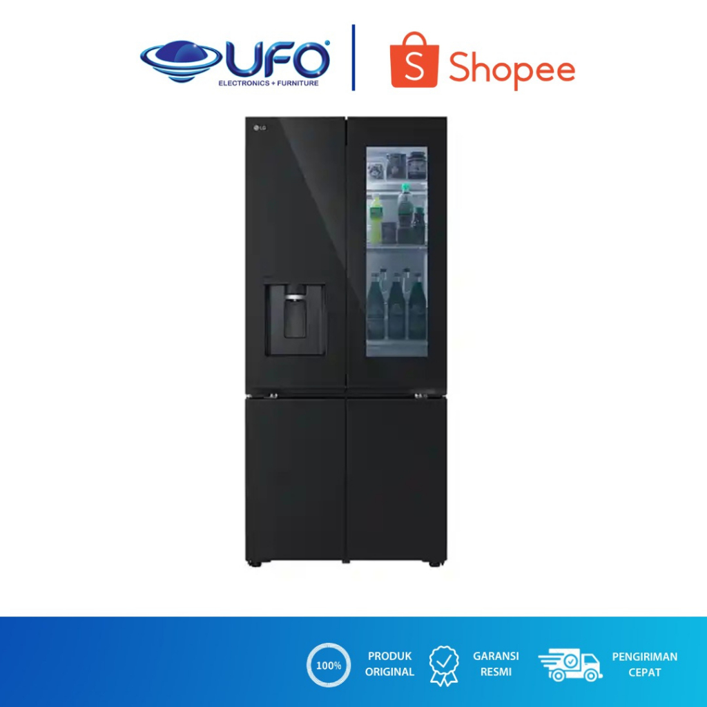 LG KULKAS SIDE BY SIDE INSTAVIEW 612 LITER GVK25FFGEB