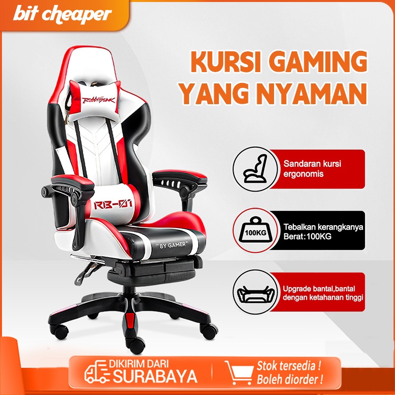 bit cheaper - Kursi komputer untuk istirahat Kursi permainan gamer Kursi gaming spons lembut