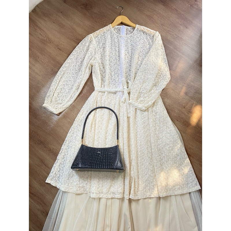 SHARLEEN - SUNNY TUNIC OUTER - Fashion Muslim - Outwear - Outer Brokat - Kondangan - Lebaran