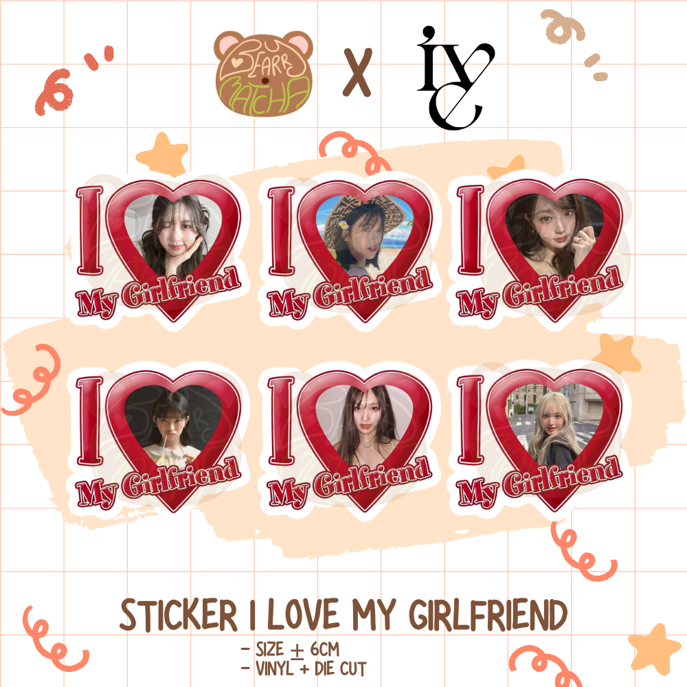 

[READY STOCK] Sticker I love My Girlfriend IVE