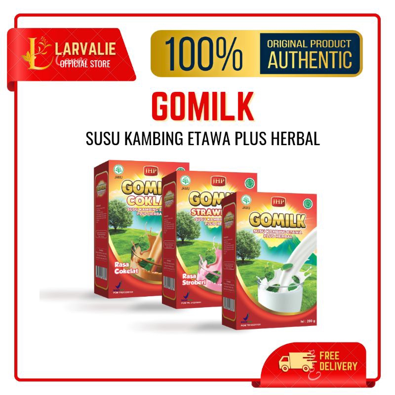 

gomilk susu penggemuk badan penambah berat badan susu penghilang nyeri sendi susu gangguan pernafasan susu kambing etawa herbal original bpom 200 gr coklat original strawberry