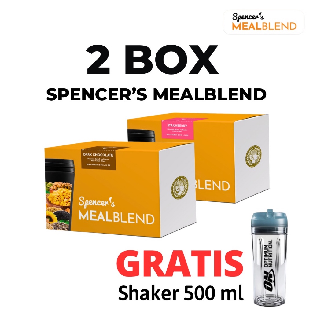 

Spencer's MealBlend Meal Replacement Isi 2 Box Solusi Langsing Sehat