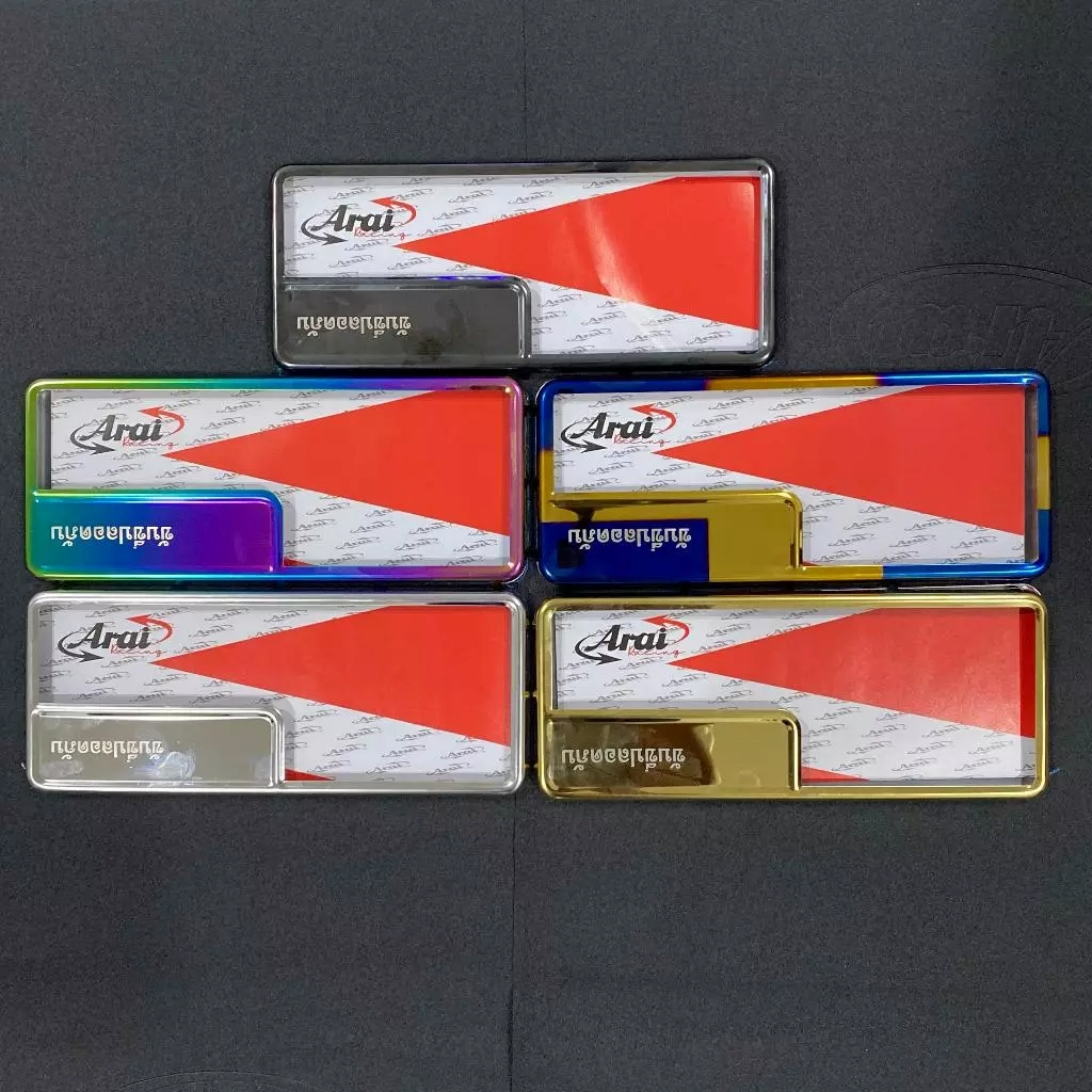 Bingka/ Cover Plat Nomor Motor/ BG Motor Variasi Universal thailand