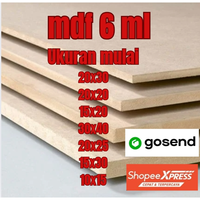 

Papan MDF 6MM semua ukuran