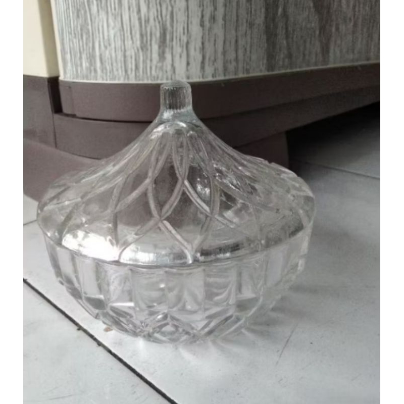 Candy Pot / Toples Permen Kristal / Toples Kue Kering / Toples Souvenir