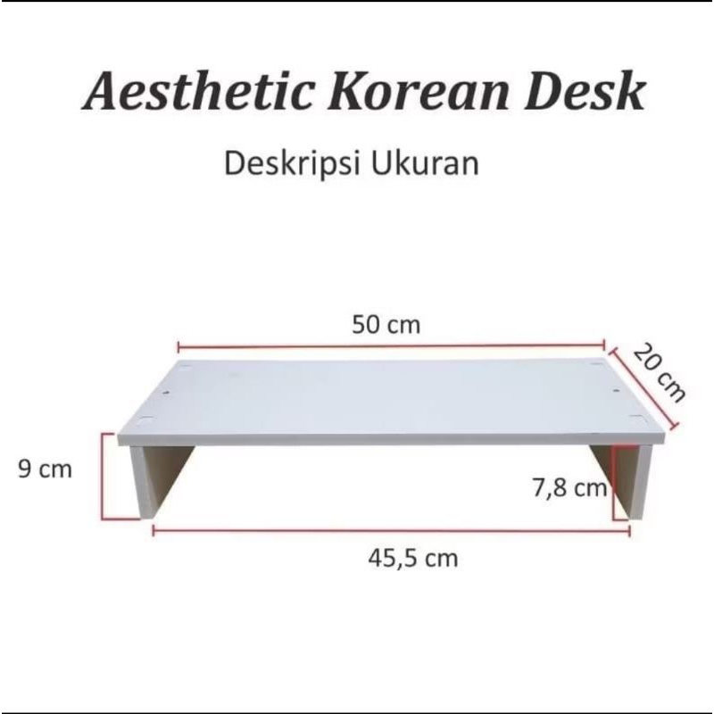 DUDUKAN LAPTOP DAN MONITOR/DUDUKAN KOMPUTER/RAK MEJA KOMPUTER